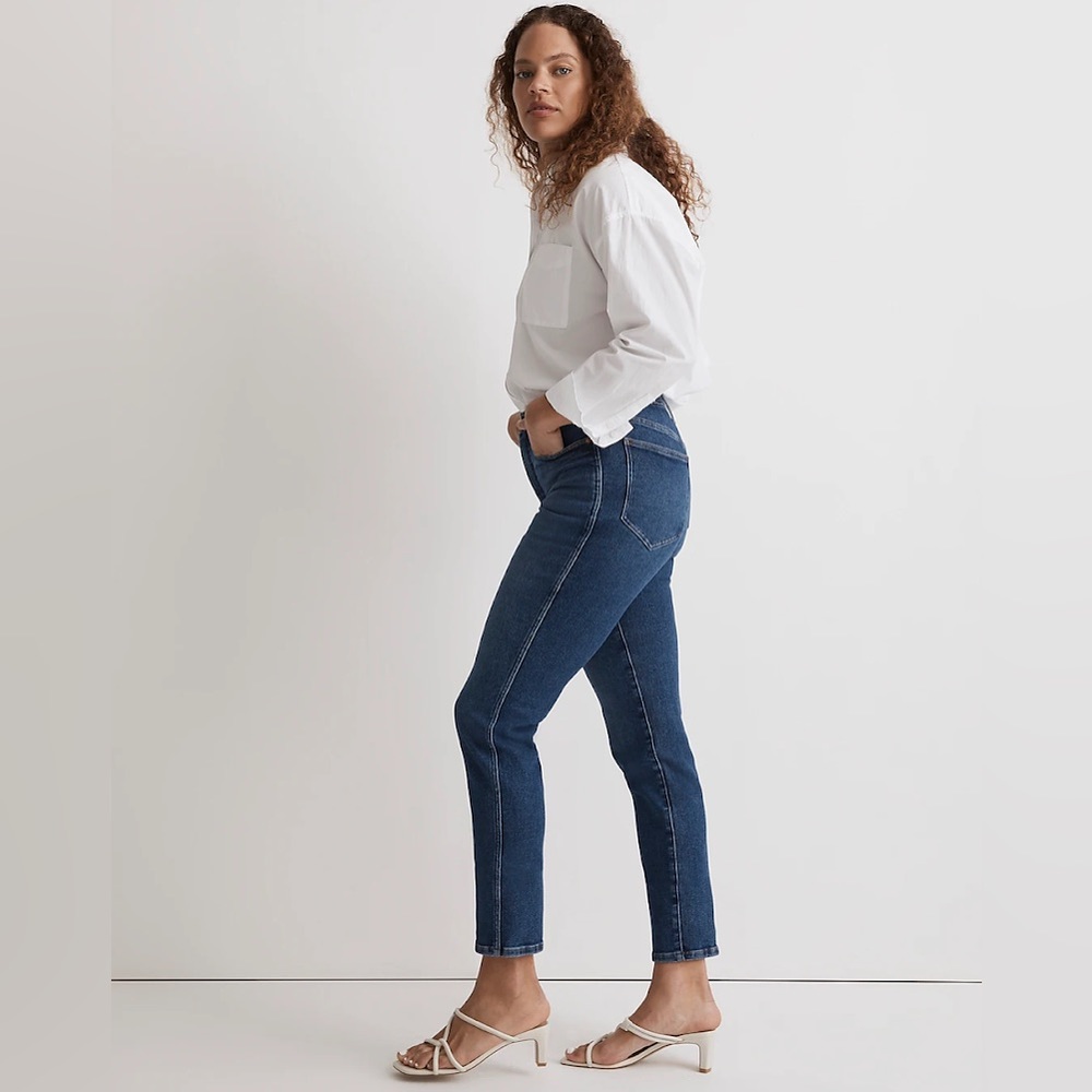 Madewell High rise Stovepipe jeans